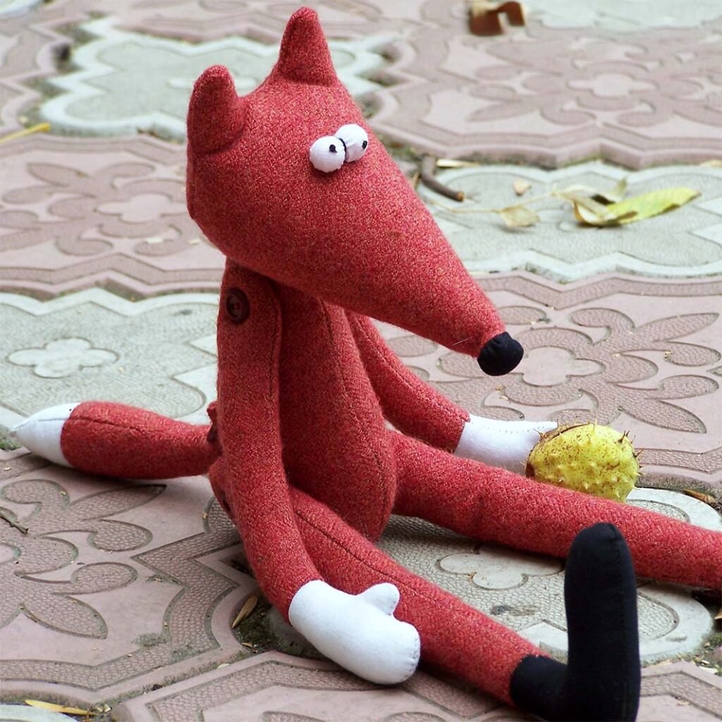 Fox Sowing Pattern Fox sewing pattern - Art of greeting cards