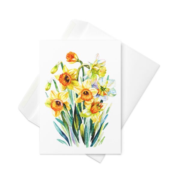 Spring flowers greeting card - Image 3