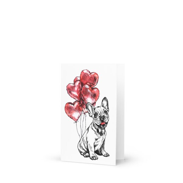 French bulldog greeting card - Image 2