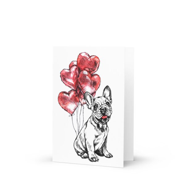 French bulldog greeting card - Image 3