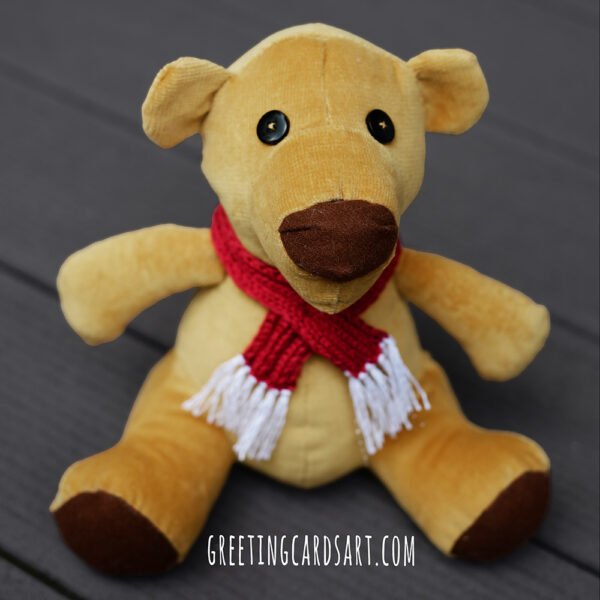 Christmas teddy bear sewing pattern - Image 4