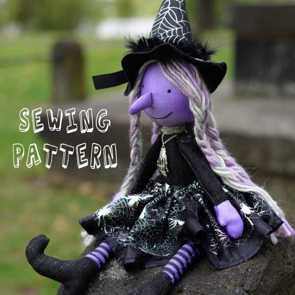 how to make a witch doll plush